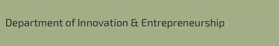 Department of Innovation & Entrepreneurship